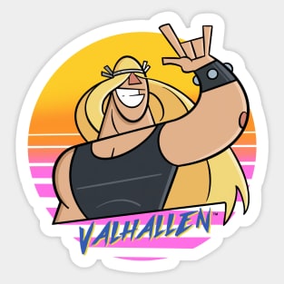 Retro Valhallen Sticker